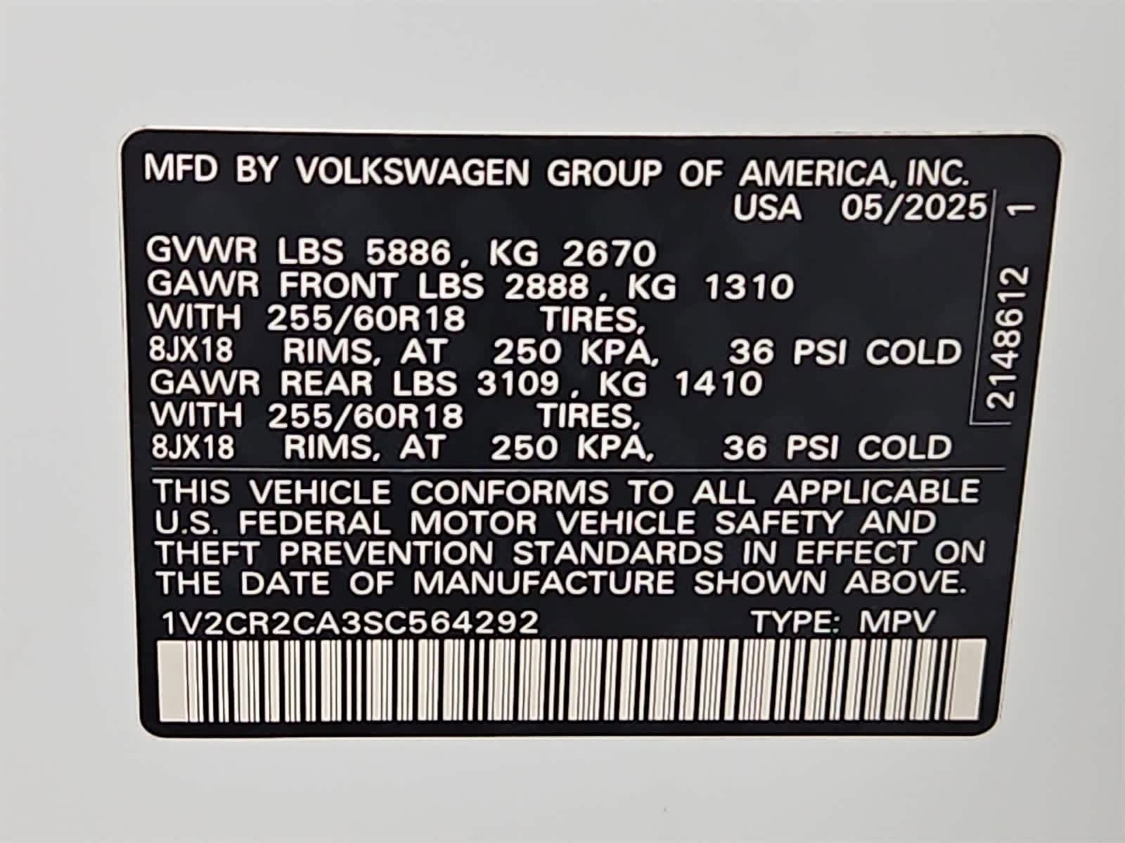 Thumbnail: 2025 Volkswagen Atlas - 35