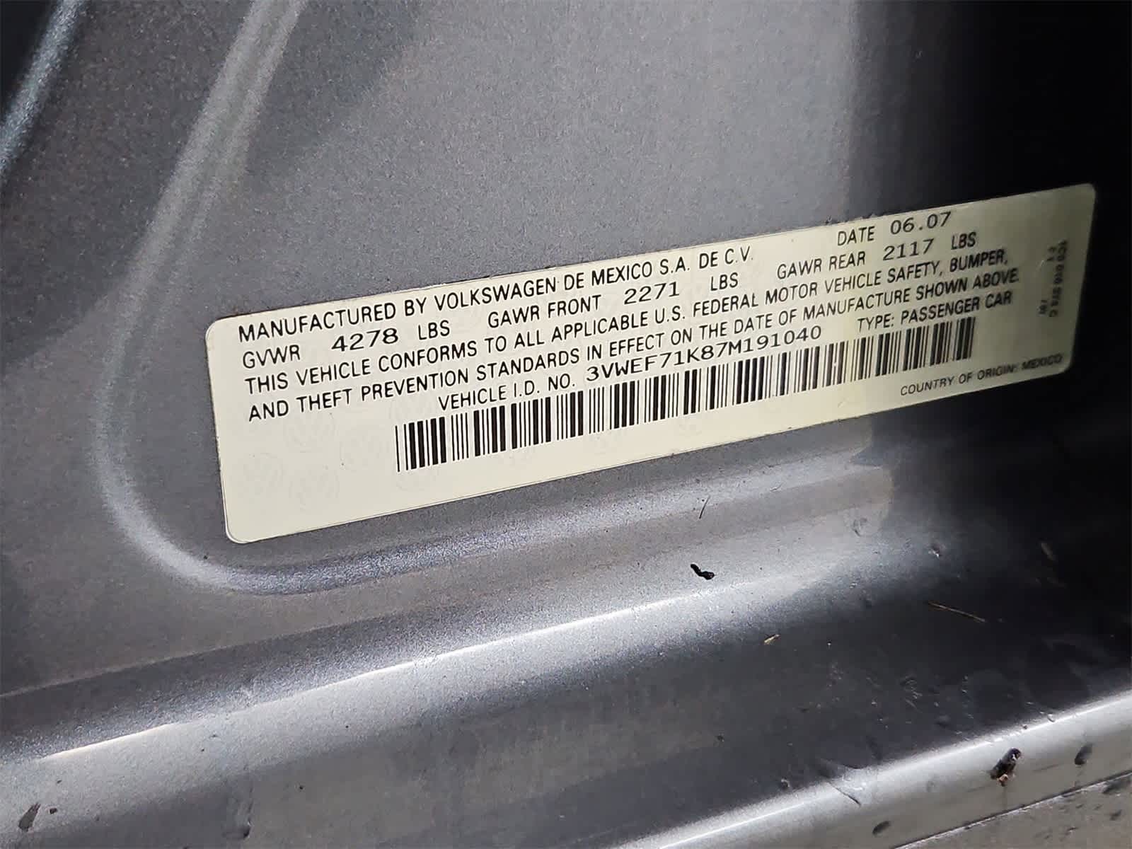 Thumbnail: 2007 Volkswagen Jetta - 35