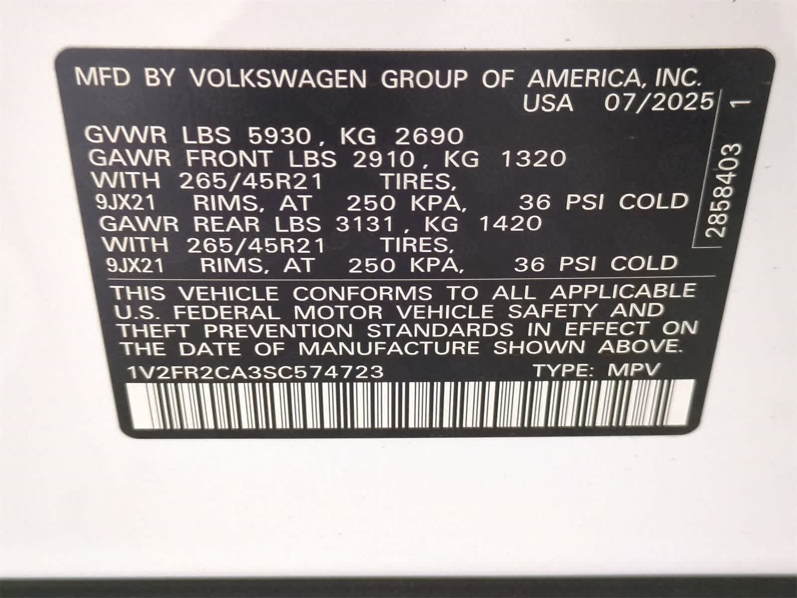 Thumbnail: 2025 Volkswagen Atlas - 39