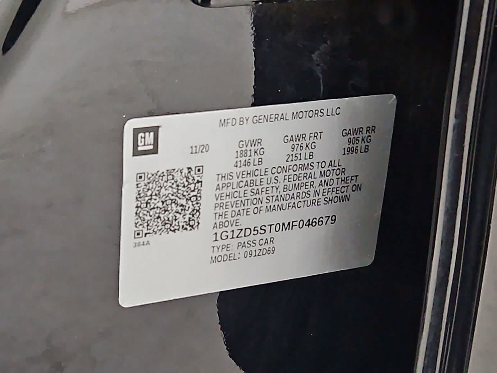 Thumbnail: 2021 Chevrolet Malibu - 35