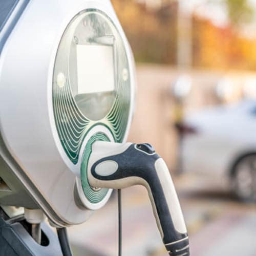 An outdoor Electric Vehicle Charging Station - Volkswagen of Salem