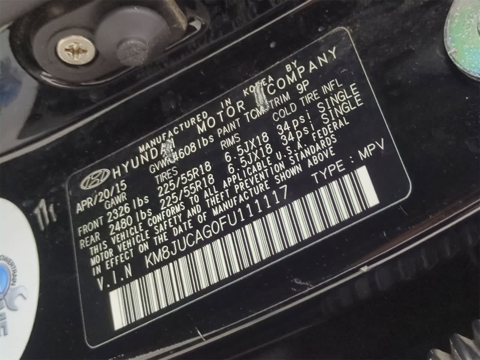 2015 Hyundai Tucson Limited -
                  Salem, OR