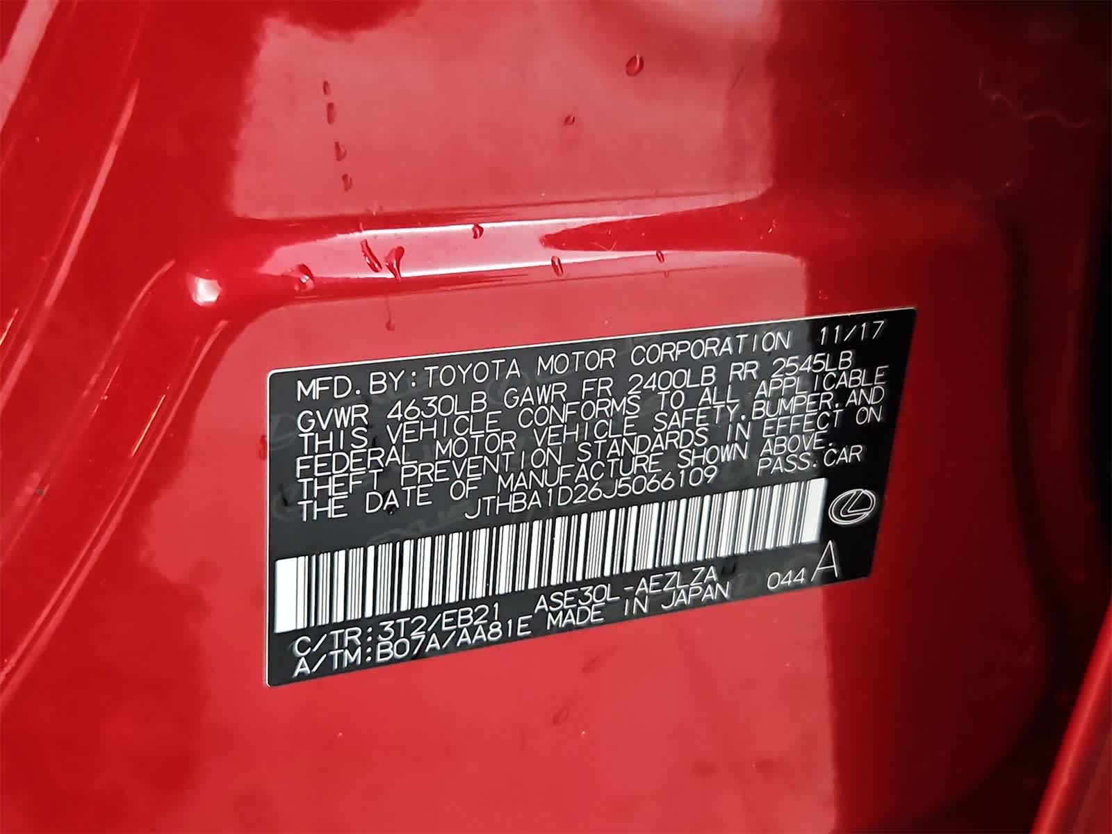 Thumbnail: 2018 Lexus IS - 38