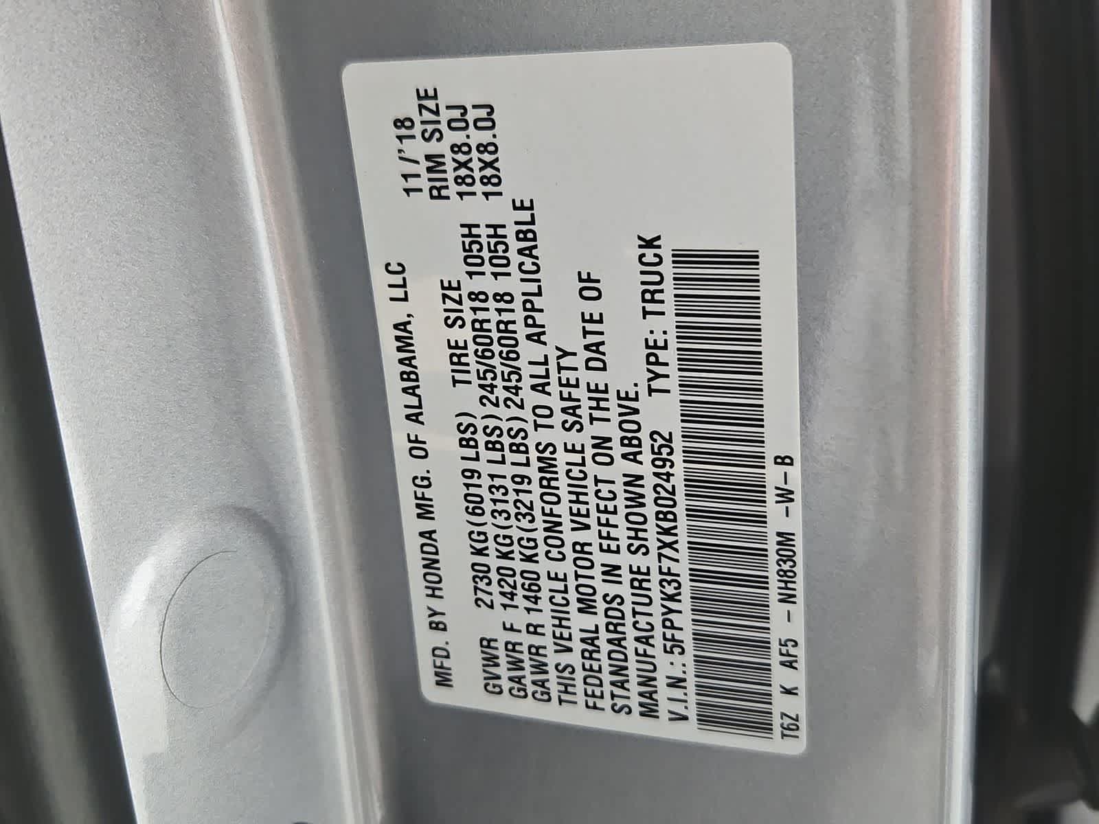 Thumbnail: 2019 Honda Ridgeline - 38