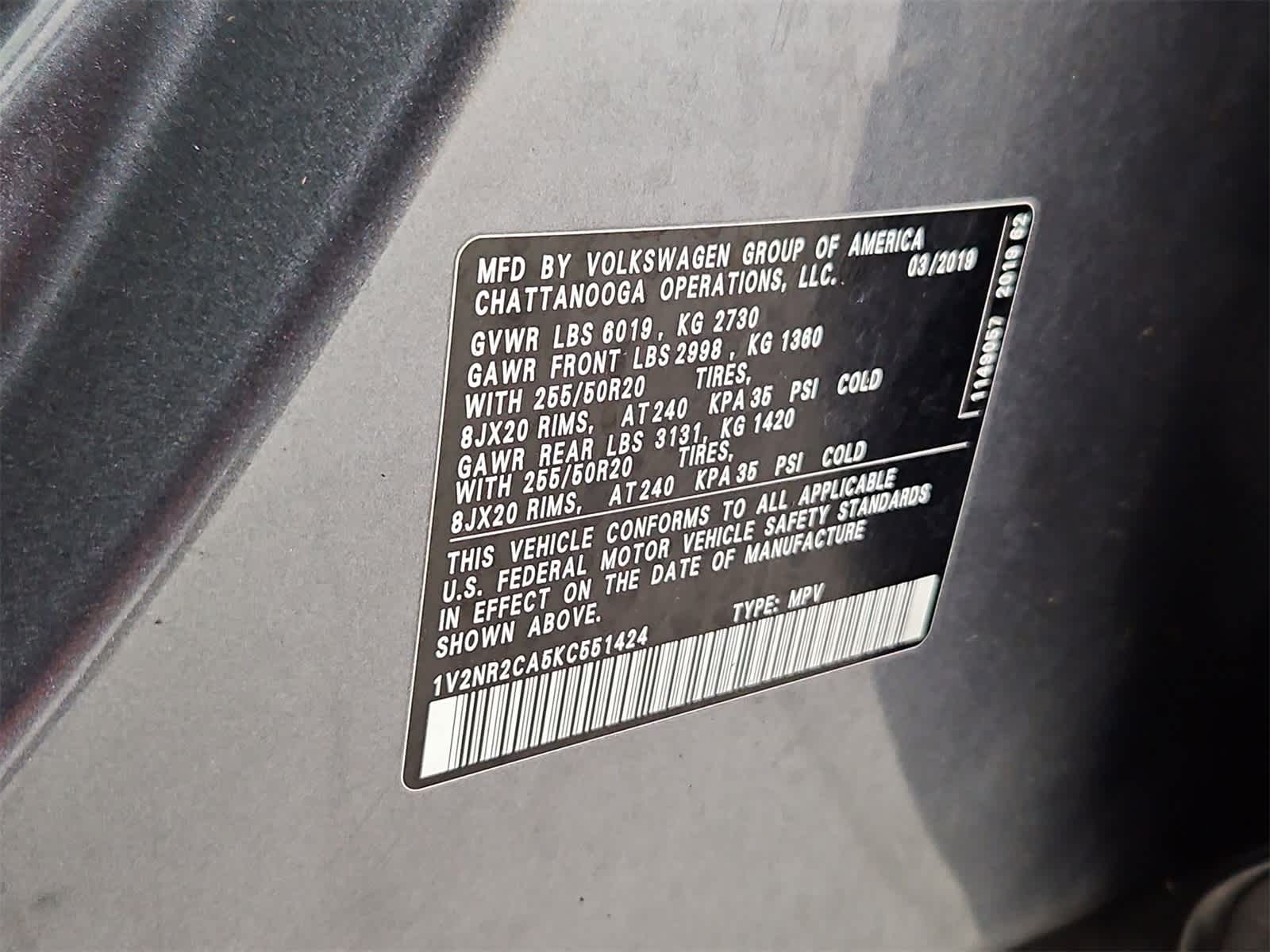 Thumbnail: 2019 Volkswagen Atlas - 39