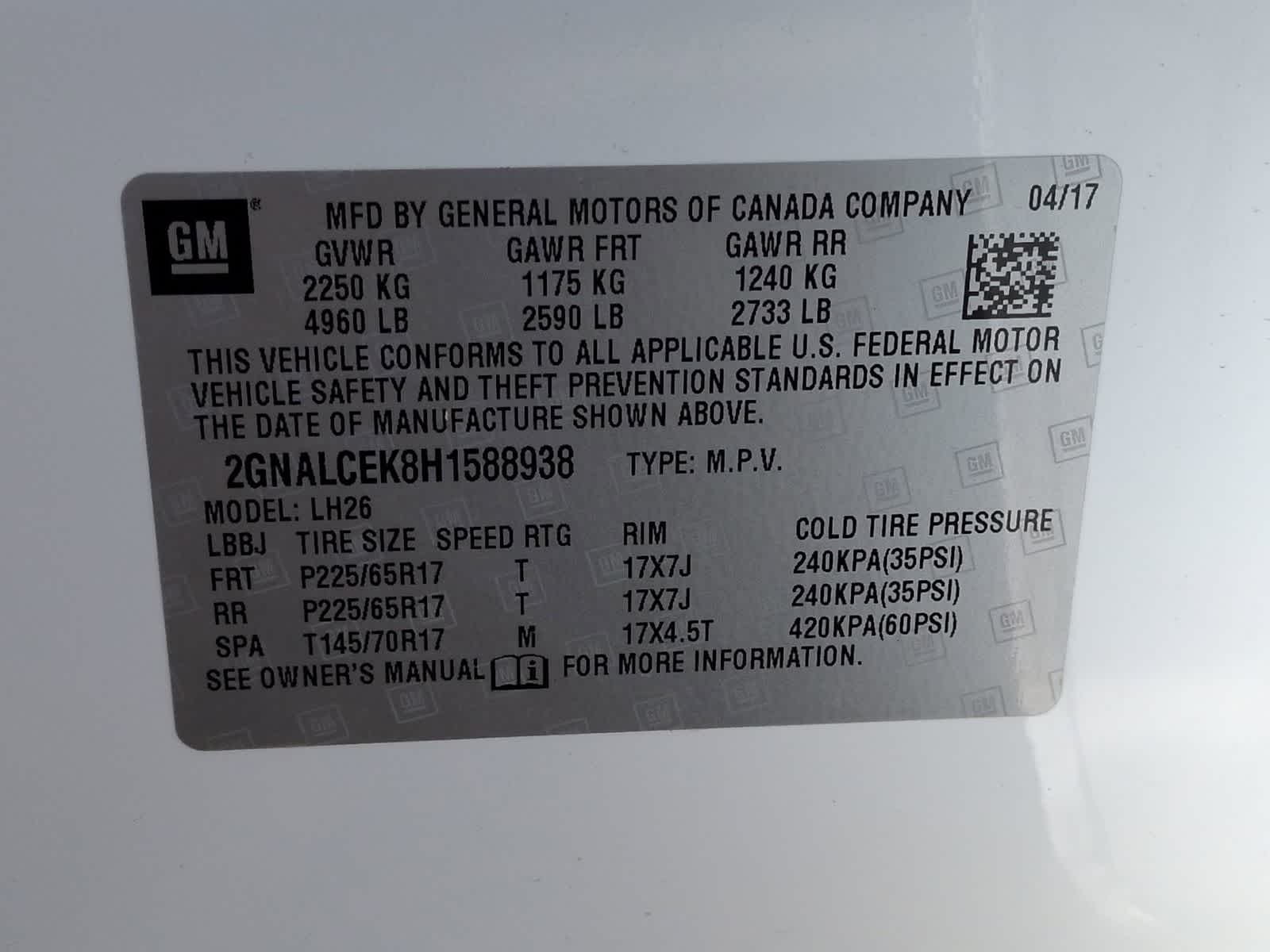 Thumbnail: 2017 Chevrolet Equinox - 35