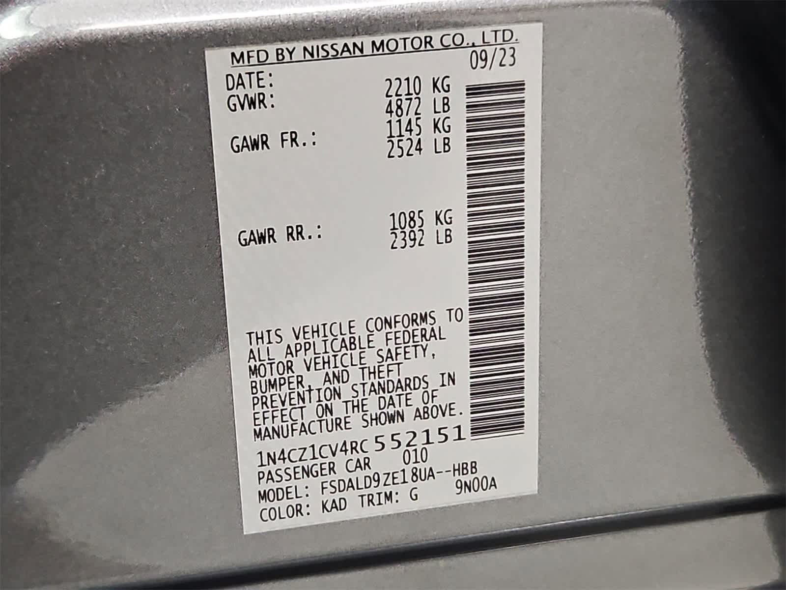 Thumbnail: 2024 Nissan Leaf - 34