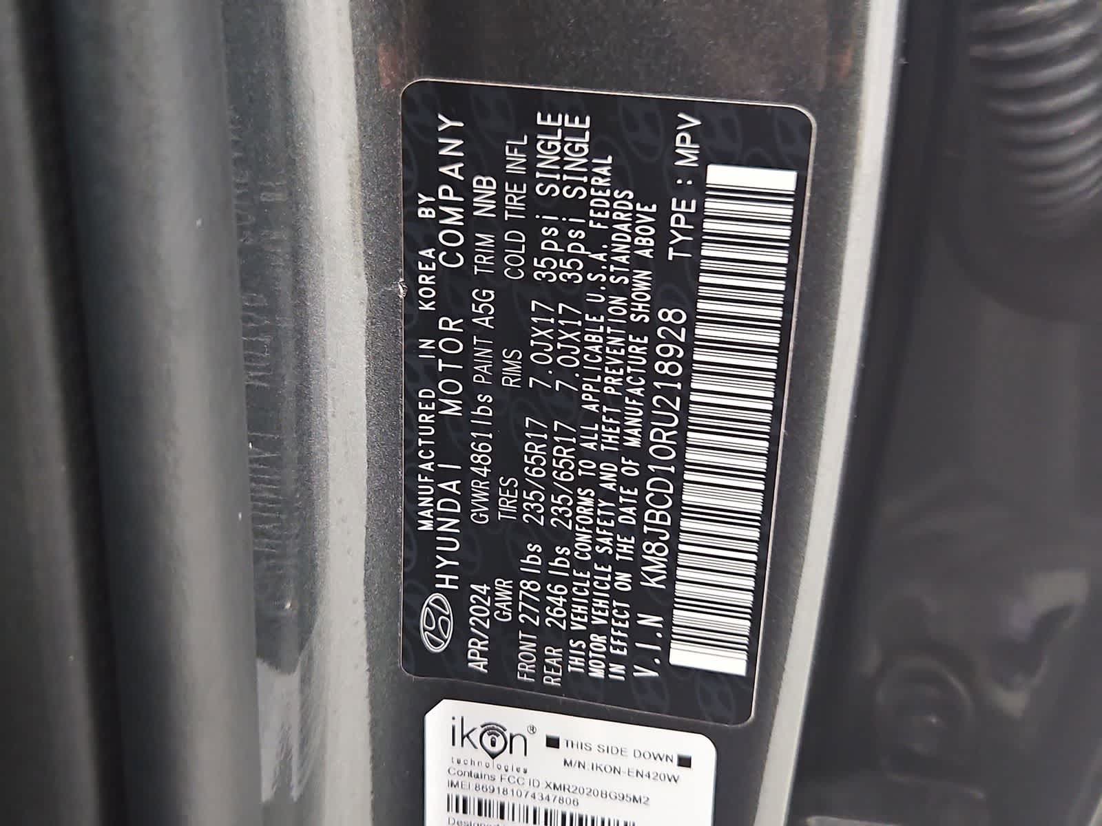 Thumbnail: 2024 Hyundai Tucson - 36