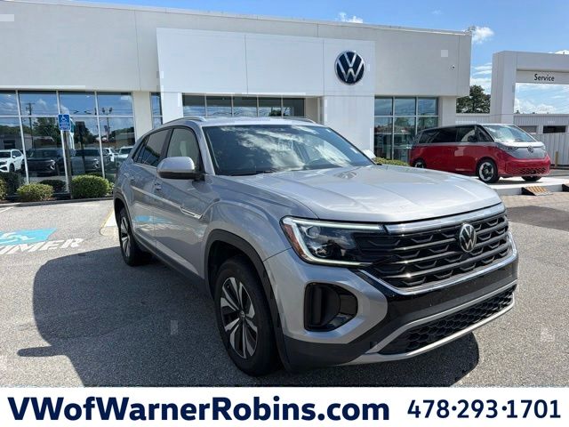 Silver Mist 2024 Volkswagen Atlas Cross Sport SUV / Crossover All-Wheel Drive 8-Speed Automatic