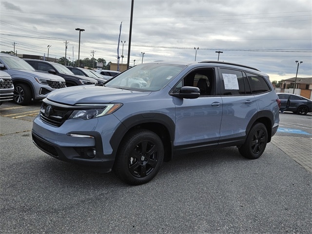 Used 2022 Honda Pilot TrailSport with VIN 5FNYF6H83NB020380 for sale in Warner Robins, GA