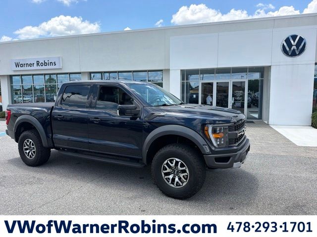 Blue Metallic 2022 Ford F-150 Pickup Truck Four-Wheel Drive Automatic