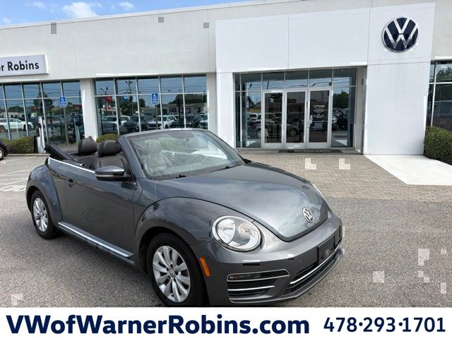 Platinum Gray Metallic 2018 Volkswagen Beetle Convertible Front-Wheel Drive 6-Speed Automatic
