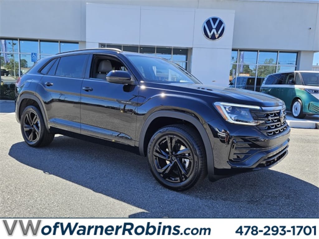 New 2026 Volkswagen Atlas Cross Sport 2.0T SEL R-Line Black SUV
