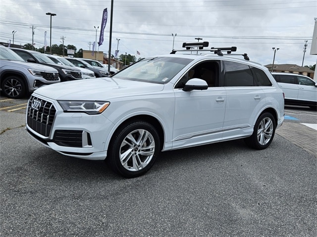 Used 2021 Audi Q7 Premium with VIN WA1AJAF7XMD016582 for sale in Warner Robins, GA