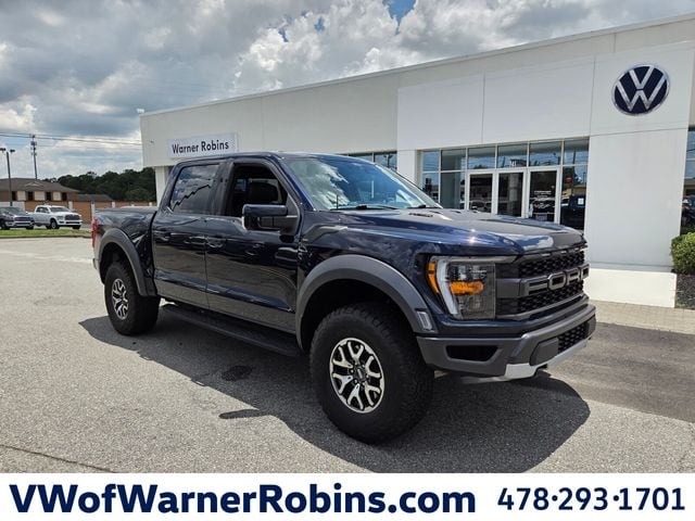Blue Metallic 2022 Ford F-150 Pickup Truck Four-Wheel Drive Automatic
