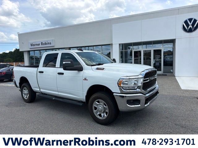 Bright White 2024 RAM 2500 Pickup Truck Four-Wheel Drive 6-Speed Automatic