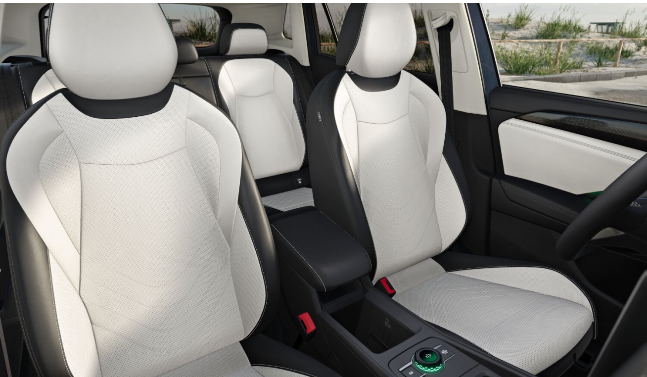 Interior front seat view of the new 2026 Volkswagen Tiguan SE