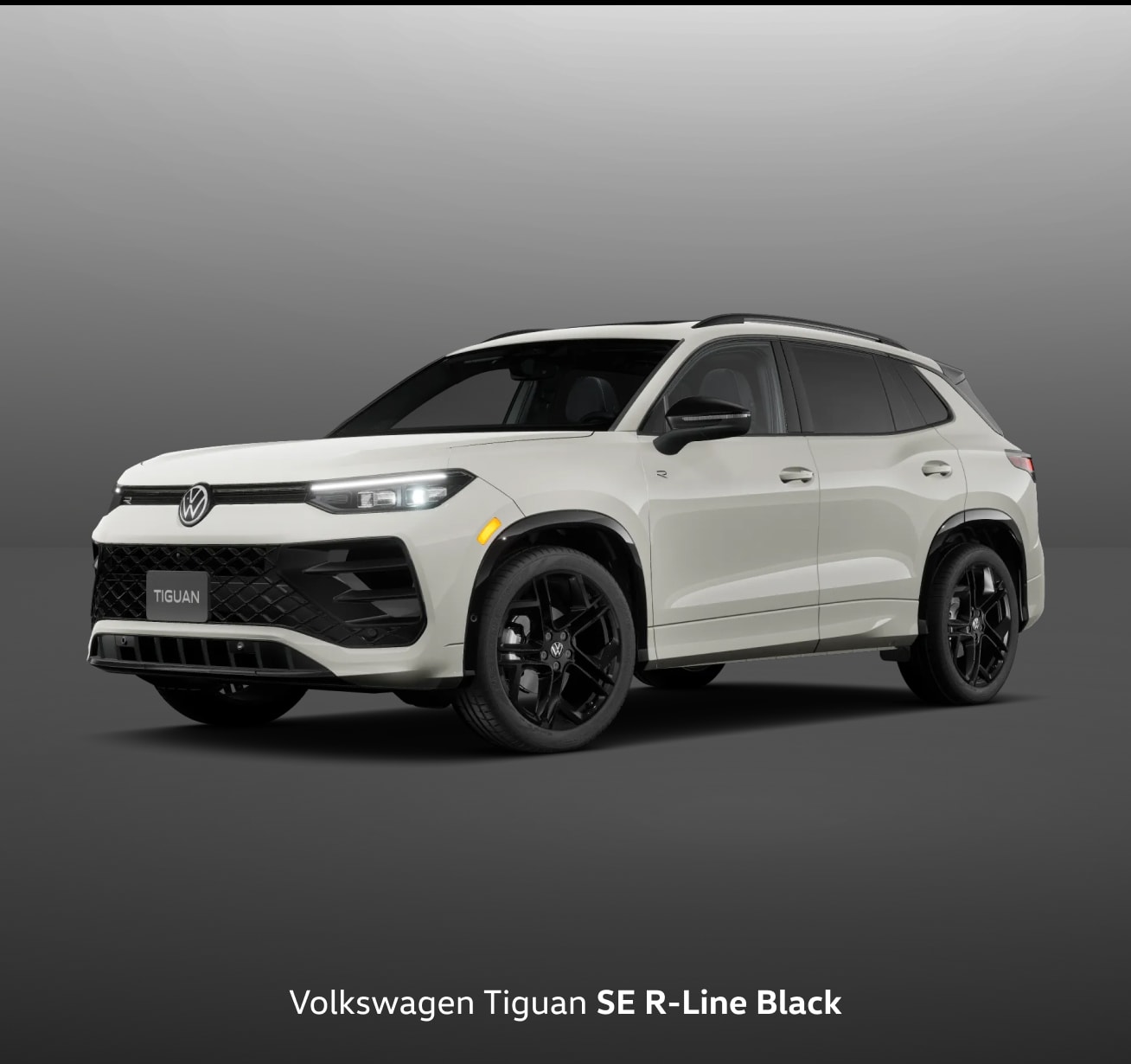 2026 Volkswagen Tiguan SE R-Line Black in White