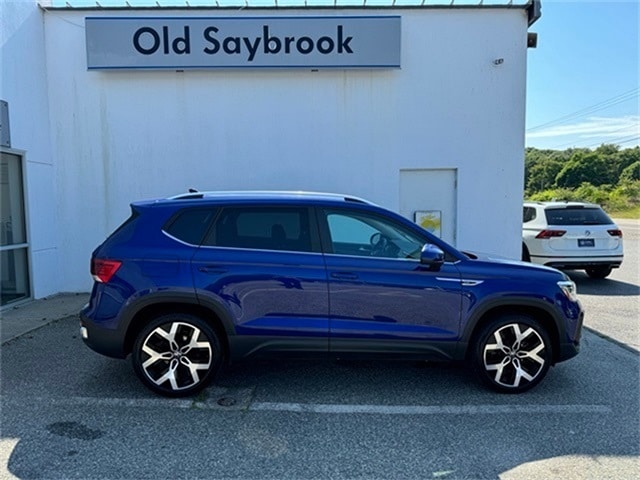 Certified 2023 Volkswagen Taos SEL with VIN 3VV2X7B2XPM332063 for sale in Old Saybrook, CT