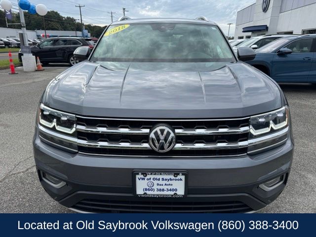 Used 2018 Volkswagen Atlas SEL with VIN 1V2MR2CA7JC557428 for sale in Old Saybrook, CT