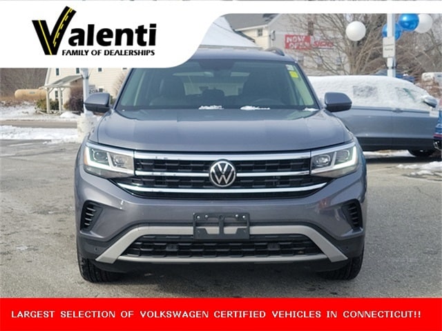 Used 2021 Volkswagen Atlas SE w/Tech with VIN 1V2HR2CA4MC550295 for sale in Old Saybrook, CT