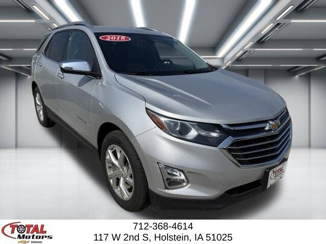 Used 2018 Chevrolet Equinox Premier with VIN 2GNAXVEV1J6181790 for sale in Holstein, IA