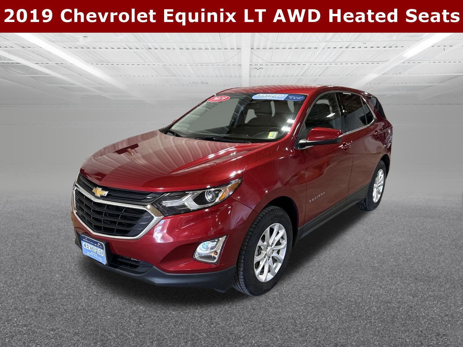 Certified 2019 Chevrolet Equinox LT with VIN 2GNAXUEV3K6288819 for sale in Holstein, IA