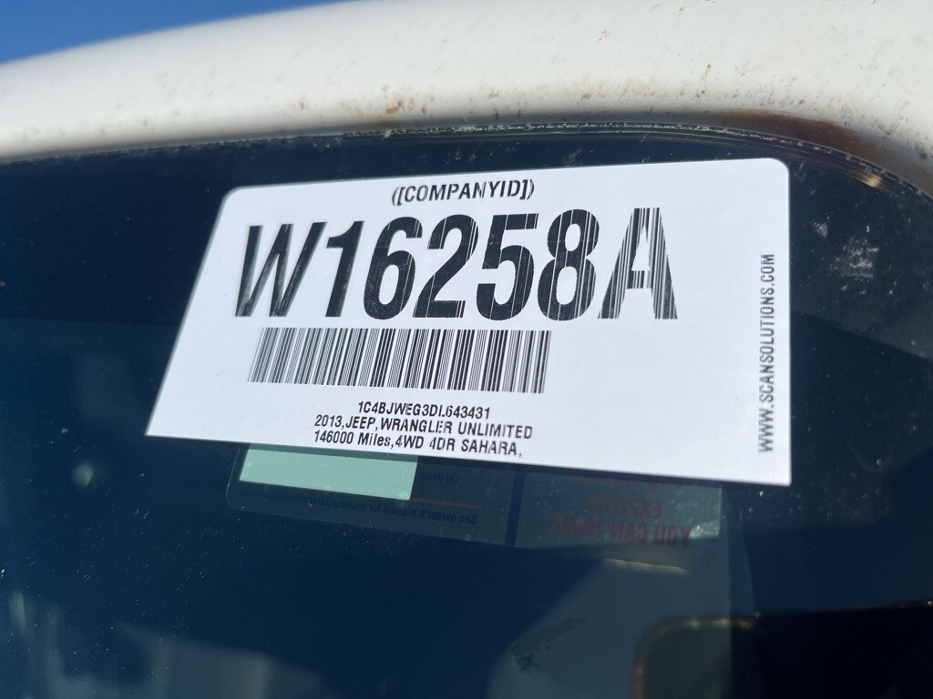 Used 2013 Jeep Wrangler Unlimited Sahara SUV