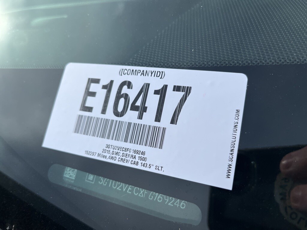 Used 2015 GMC Sierra 1500 SLT Truck