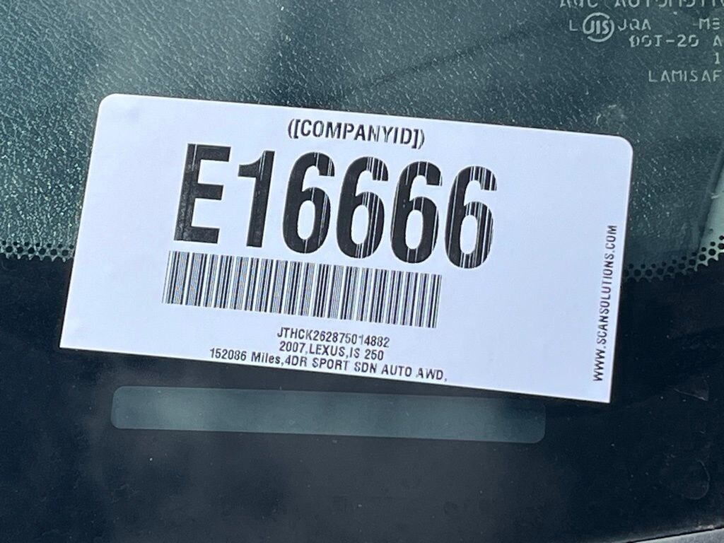 Used 2007 Lexus IS 250 Sedan