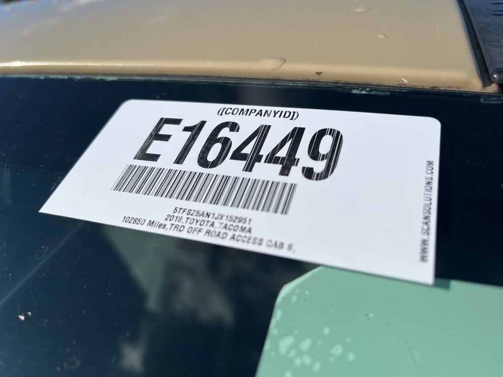 Used 2018 Toyota Tacoma TRD Off-Road Truck