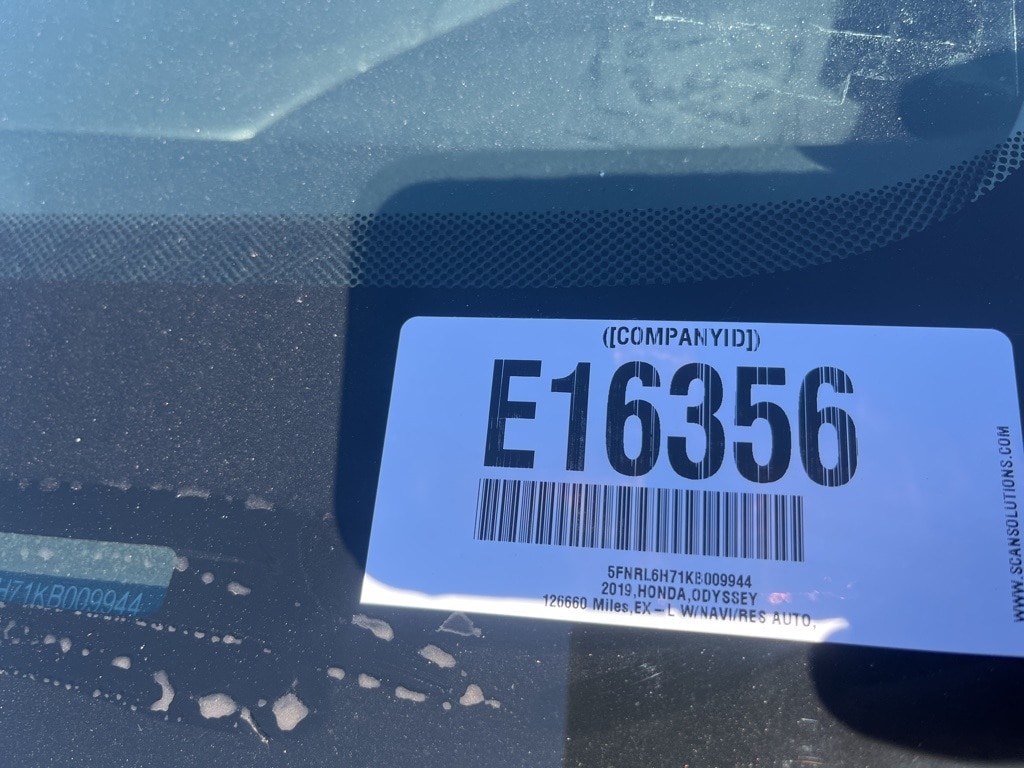Used 2019 Honda Odyssey EX-L Minivan/Van
