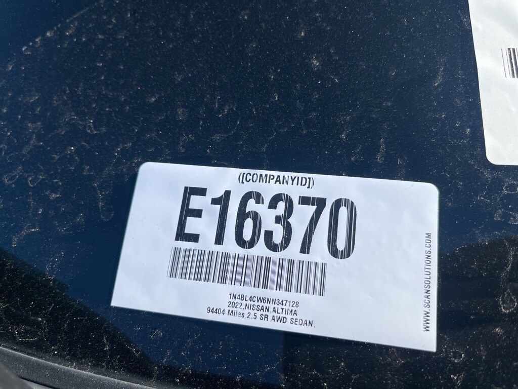 Used 2022 Nissan Altima 2.5 SR Sedan