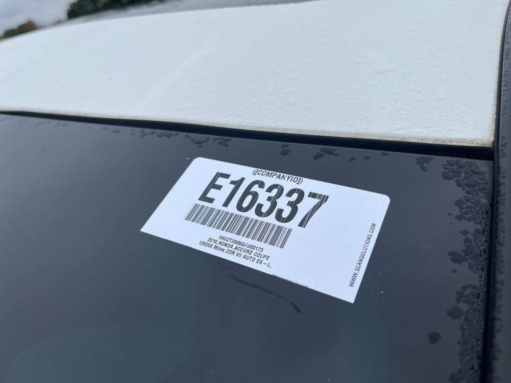 Used 2016 Honda Accord EX-L Coupe