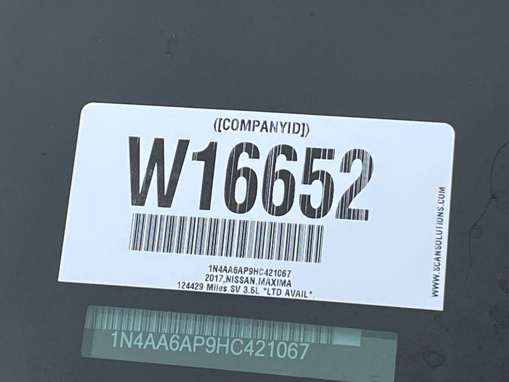 Used 2017 Nissan Maxima 3.5 SV Sedan