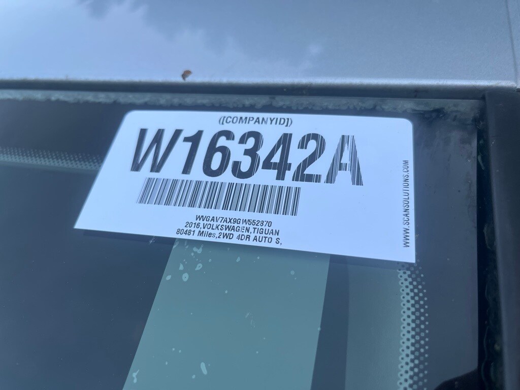 Used 2016 Volkswagen Tiguan S SUV