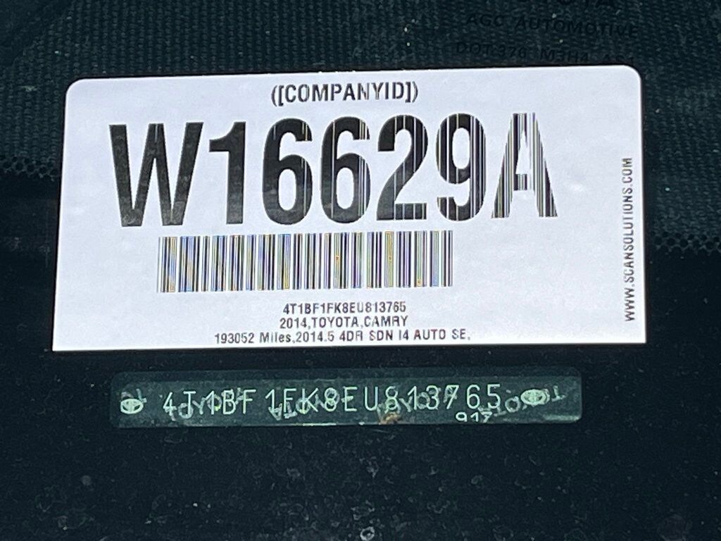 Used 2014 Toyota Camry SE Sport Sedan