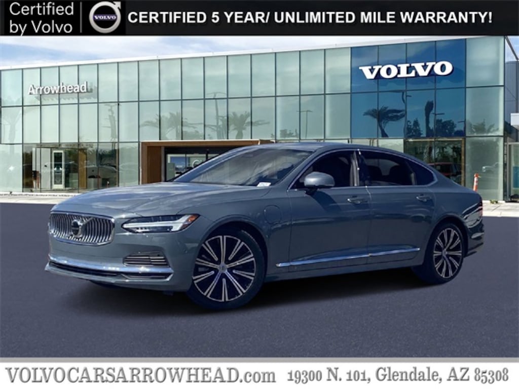Certified 2022 Volvo S90 Recharge Plug-In Hybrid T8 Inscription Extended Range Sedan