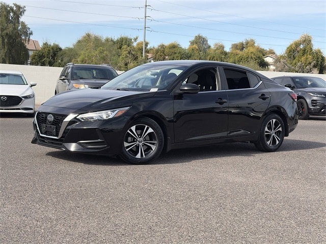 Used 2020 Nissan Sentra SV with VIN 3N1AB8CV3LY218970 for sale in Glendale, AZ