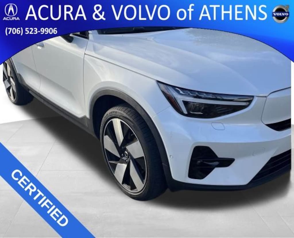 Certified 2023 Volvo C40 Recharge Pure Electric Ultimate SUV