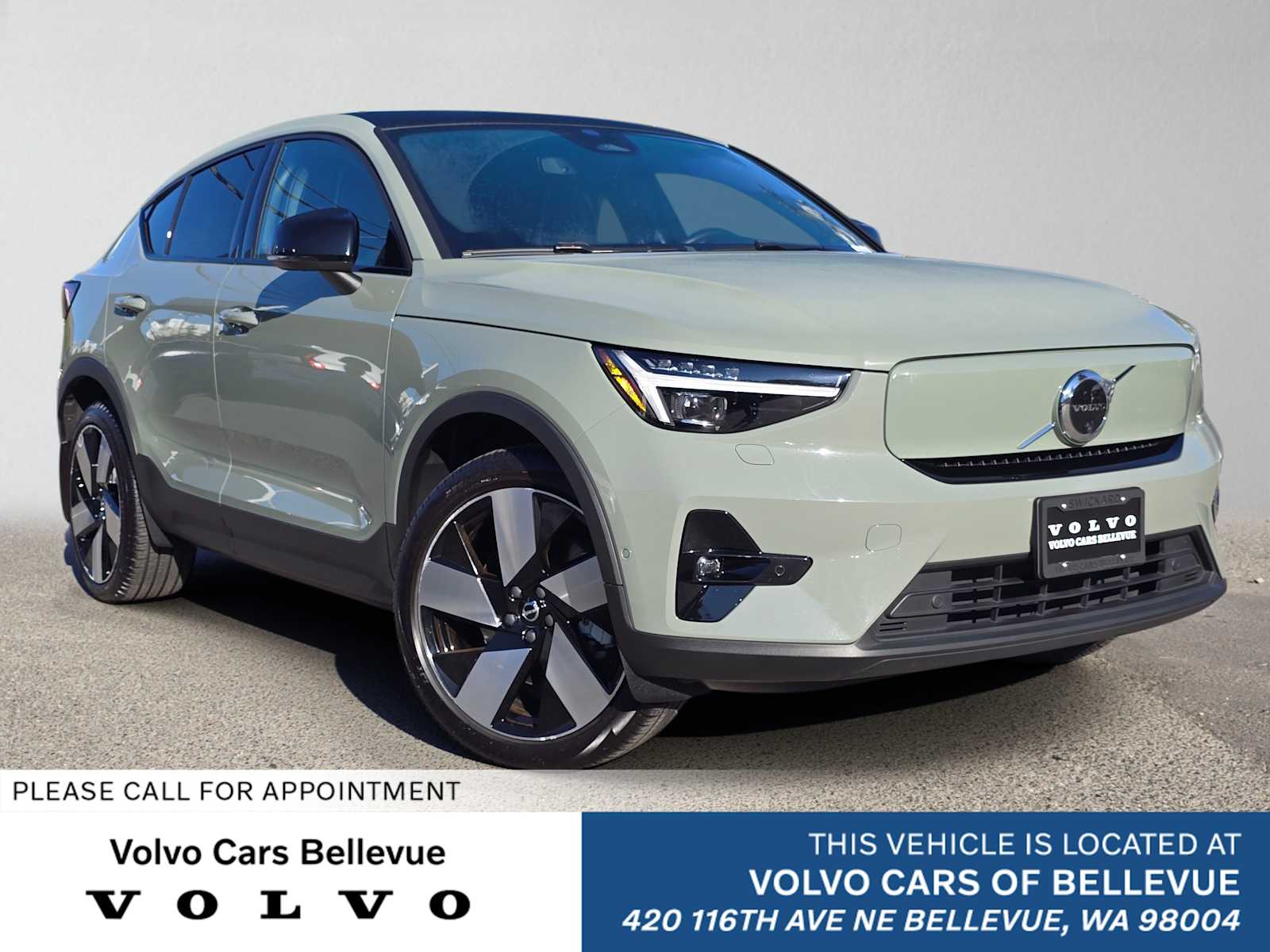 Certified 2023 Volvo C40 Ultimate with VIN YV4ED3GM3P2041268 for sale in Bellevue, WA