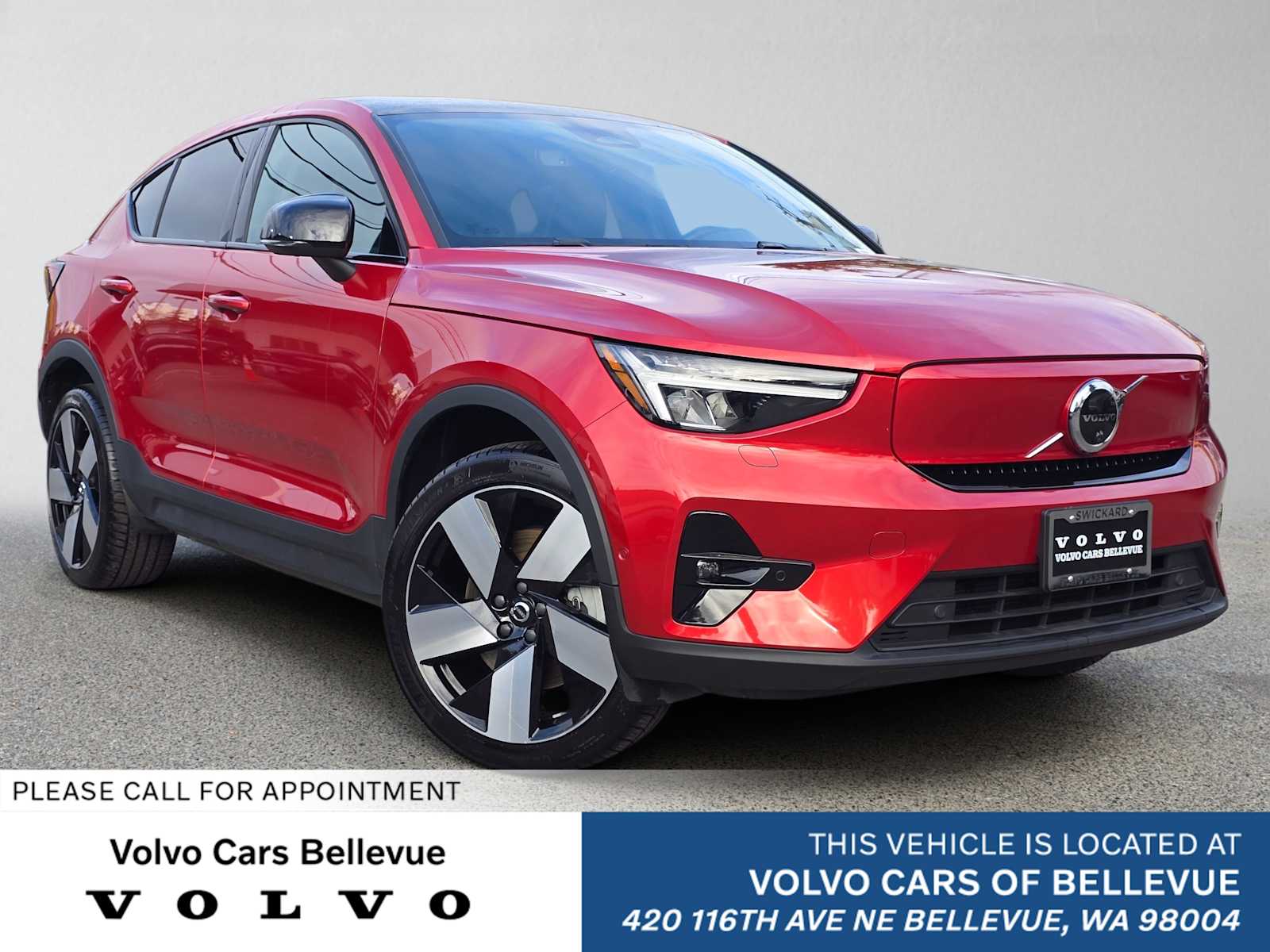 Certified 2023 Volvo C40 Plus with VIN YV4ED3GL9P2060074 for sale in Bellevue, WA