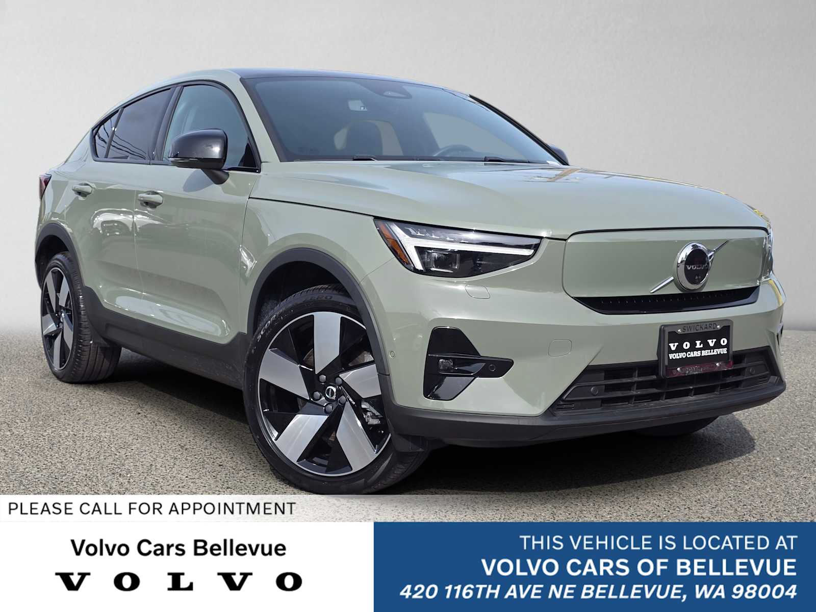 Certified 2023 Volvo C40 Ultimate with VIN YV4ED3GM4P2052571 for sale in Bellevue, WA