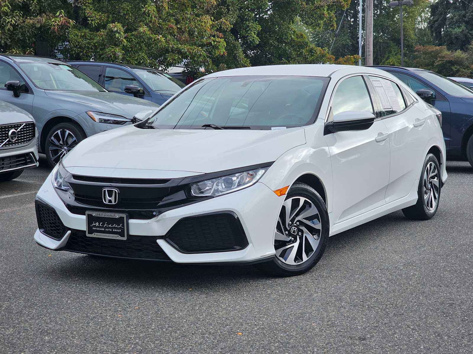 Used 2017 Honda Civic Hatchback LX with VIN SHHFK7H2XHU418404 for sale in Bellevue, WA