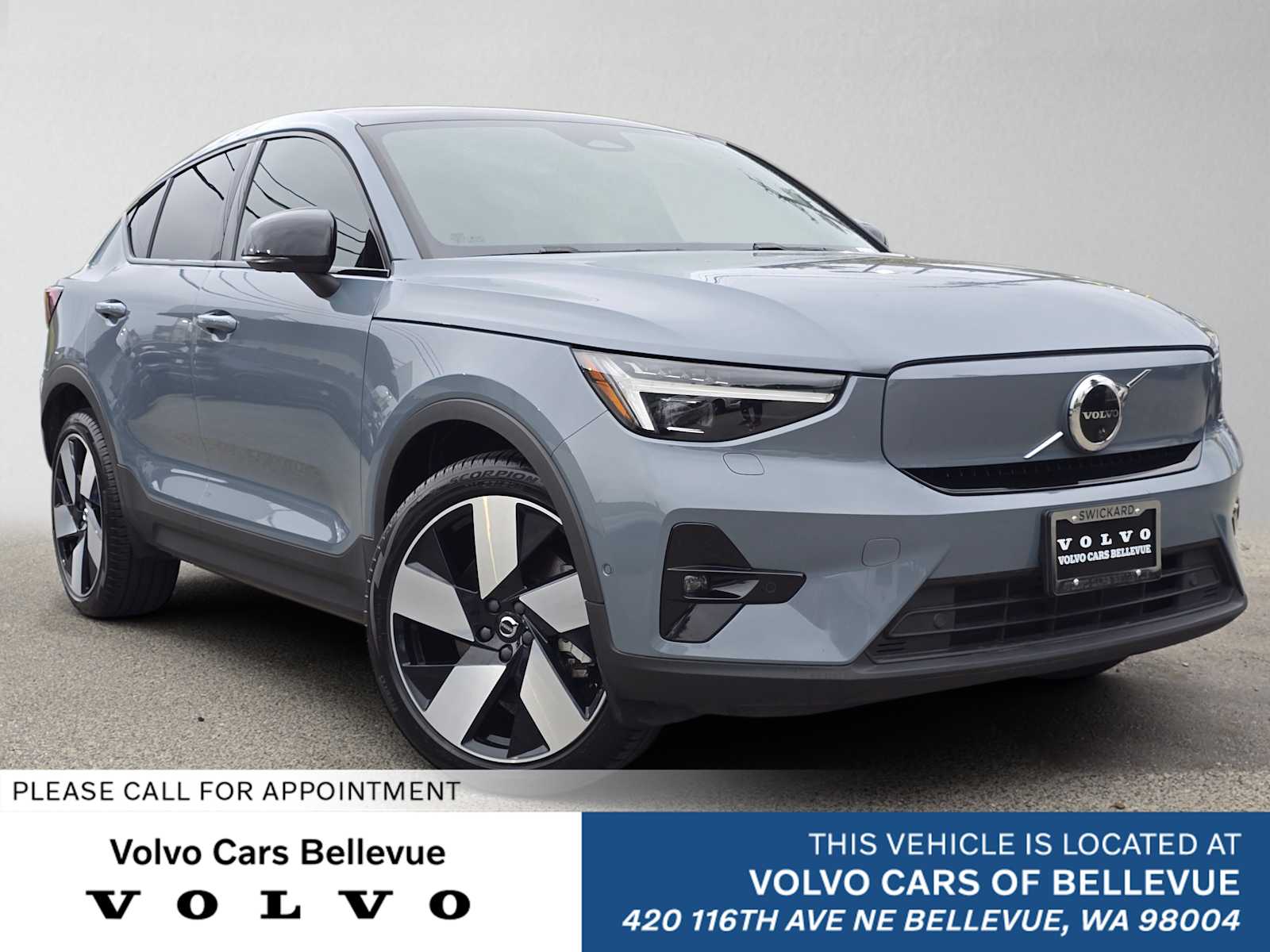 Certified 2023 Volvo C40 Ultimate with VIN YV4ED3GM0P2043849 for sale in Bellevue, WA