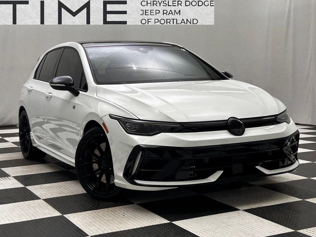 White 2025 Volkswagen Golf R Hatchback All-Wheel Drive 7-Speed Dual Clutch