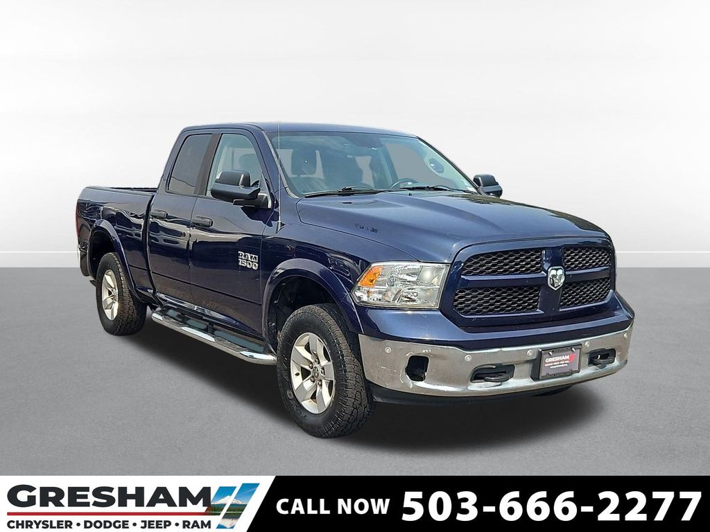 True Blue Pearlcoat 2015 RAM 1500 Pickup Truck Four-Wheel Drive 8-Speed Automatic