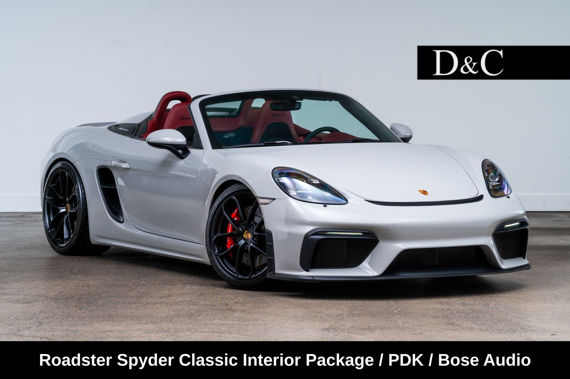 2021 Porsche 718 Boxster Spyder RWD
