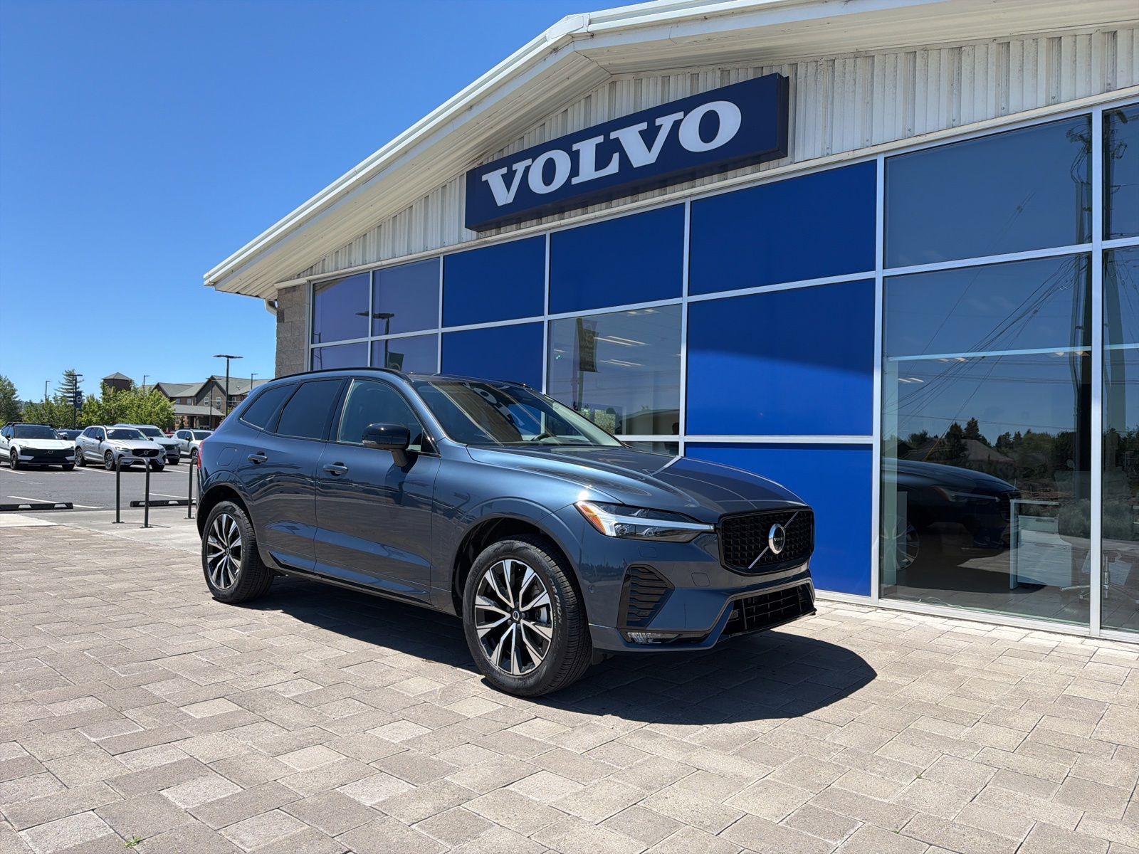 Denim Blue Metallic 2025 Volvo XC60 B5 Plus Dark Theme AWD SUV / Crossover All-Wheel Drive Automatic