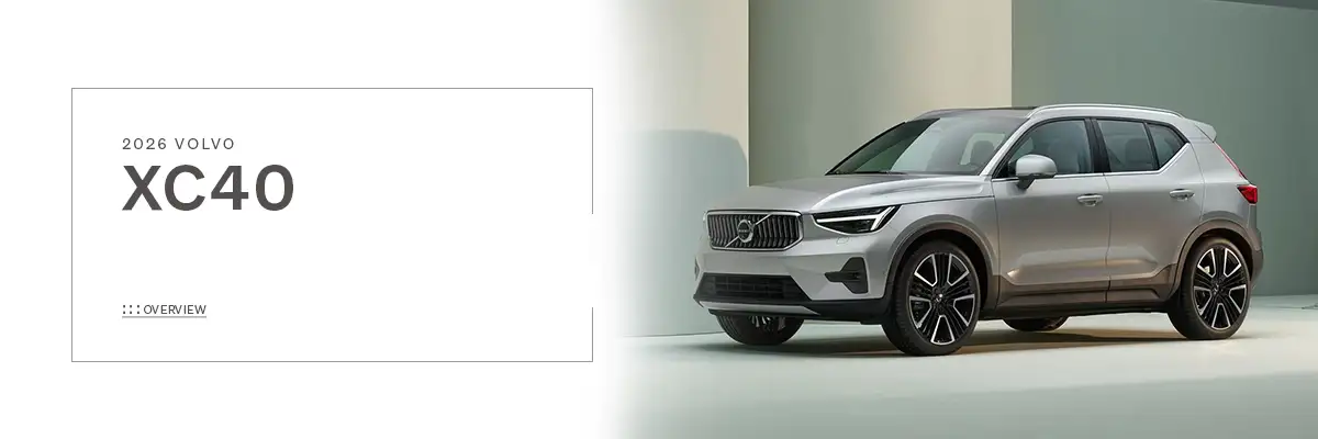 Volvo XC40 Model Overview at Volvo Cars Cincinnati